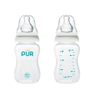 بيور رضاعة بلاستيك تدفق بطىء 125 مل