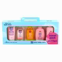 نونو مجموعة منتجات العناية بالطفل (عبوة سفر) 5 عبو...