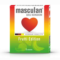 ماسكولان واقي ذكري بنكهة الفواكه 3 قطع