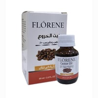 فلورين زيت خروع بنكهة البرتقال 60مل