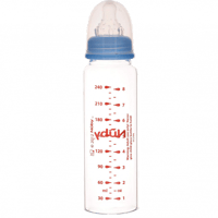 نوبى رضاعة زجاج 1179 ( +3 أشهر ) 240 مل - ألوان مت...