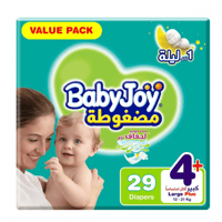 بيبي جوي حفائض مضغوطة مقاس +4 عبوة 29 حفاضة