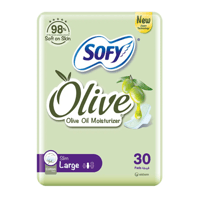 سوفي حفائض نسائية بزيت الزيتون مرطبة - رقيقة - مقا...