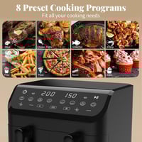 ويننج ستار , قلاية هوائية 2*1 , سعة 4.5 لتر + 4.5...