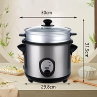 ويننج ستار قدر طهى الارز , سعة 5 لتر , طهى بالبخار...