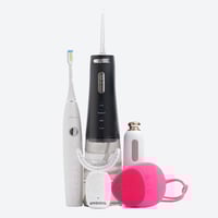 مجموعة ( خيط الاسنان + فرشاة اسنان + تبييض ) مع 2...