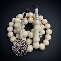 شبيه العاج - طربزونة وفواصل فضة