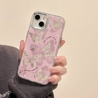 كفر ايفون فراشة مع حامل جوال