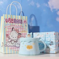 كوب مع تغليف وكرت وكيس اهداء