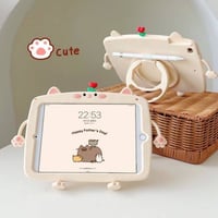 كفر ايباد انيق مع حامل للقلم وحزام للتعليق ومسكة ل...