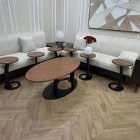 طقم طاولات قهوة خشب جوز فاخر