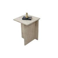 طاوله جانبيه بديل الرخام ترافننتينو