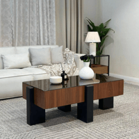 طاولة ضيافة قشرة جوز الهند