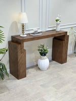 كونسول مدخل بقشرة الجوز – فخامة فاخرة!