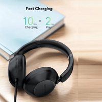 سماعة راس راف باور عزل الضوضاء النشط 55 ساعة اسود