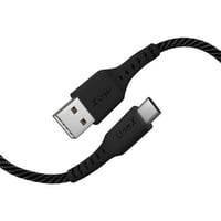 كيبل تايب سي قماش اسود ليون اكس 2م