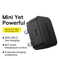 بيسوس فيش جداري بمنفذ تايب سي بقوة 20 واط مع كيبل...