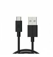 كيبل جلاكسي اندرويد 1م أسود ربل مقوى