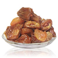 تمر سكري بدون نوى ومحشي باللوز، مع قطع التين والمش...