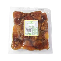 تمر سكري بدون نوى ومحشي باللوز، مع قطع التين والمش...