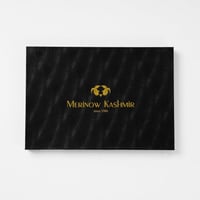 شال ميرينو كشمير الشتوي أصدار 2025 لون ازرق على رم...