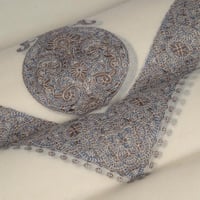 شال ميرينو كشمير الشتوي أصدار 2025 لون ازرق على بن...