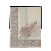 شال ميرينو كشمير الشتوي أصدار 2025 لون رصاصي على ذ...