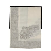 شال ميرينو كشمير الشتوي أصدار 2025 لون رصاصي فاتح