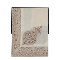 شال ميرينو كشمير الشتوي أصدار 2025 لون بني على رصا...