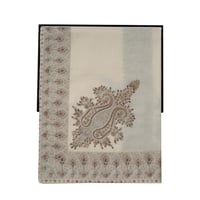 شال ميرينو كشمير الشتوي أصدار 2025 لون بني غامق