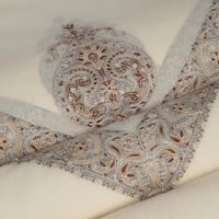 غترة شال ميرينو كشمير الشتوية أصدار 2025 لون بني ع...