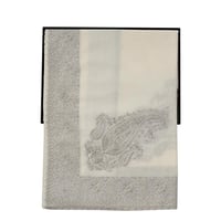 غترة شال ميرينو كشمير الشتوية أصدار 2025 لون رصاصي...