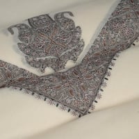 غترة شال ميرينو كشمير الشتوية أصدار 2025 بني داكن