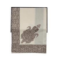 غترة شال ميرينو كشمير الشتوية أصدار 2025 لون عودي