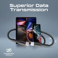 كيبل USB-C™ إلى USB-C™،سريع بقوة 60 واط مع مزامنة...