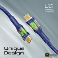 كيبل شحن USB-C تايب سي الى تايب سي بطول 2 متر فائق...