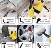 جهاز تنظيف بالبخار متعدد الاستخدامات للتنظيف والتع...