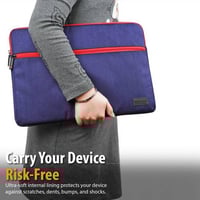 حقيبة كمبيوتر محمول مقاس 16 بوصة، خفيفة الوزن ومقا...