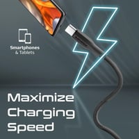 كيبل شحن متين USB-A إلى USB-C™ مصنوع من السيليكون...