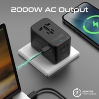 تجربة شحن فائقة السرعة مع محول شحن TripMate-GaN100...