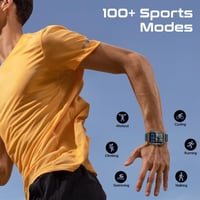 أحدث ساعة ذكية بتصميم عصري أنيق وجذاب، مزودة بتكنو...