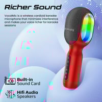متعة لا حدود لها مع ميكروفون بلوتوث كاريوكي المبتك...