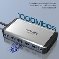 محطة توصيل متعددة الوظائف 13 في 1 مع منفذ USB-C™ و...
