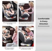 كرسي سيارة متعدد الألوان