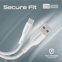 كيبل شحن متين USB-A إلى USB-C™ مصنوع من السيليكون...