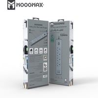 توصيلة كهربائية موج ماكس 5 متر 4 منافذ مع منفذين ي...