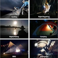 كشاف يدوي ليد بقاعدة مغناطيسية وحامل ثلاثي للكشاف...