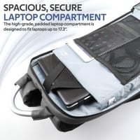 حقيبة ظهر فائقة التنظيم رفيعة للكمبيوتر المحمول مق...