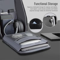 حقيبة ظهر للسفر بتصميم عصري مقاس 15.6 بوصة، مصنوعة...