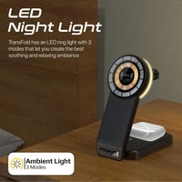 محطة شحن لاسلكية 3 في 1 تدعم ماج سيف شفافة وقابلة...